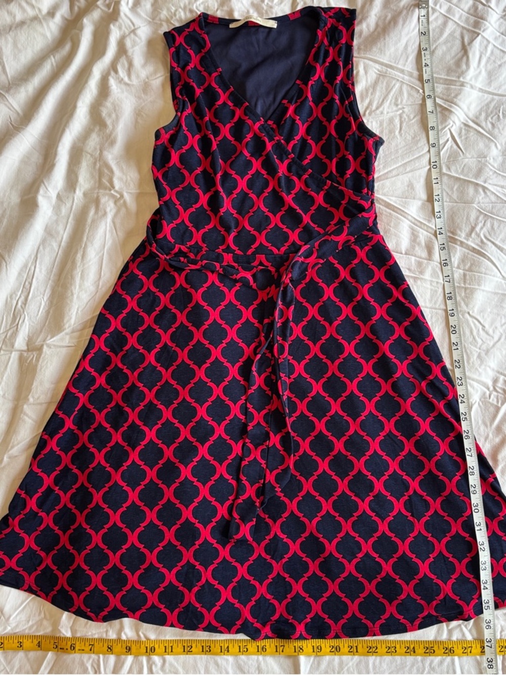 41 Hawthorn Navy Top with Red Trim